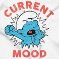 thumbnail image 2 of Sleepy Smurf Current Mood Tired Lazy Unisex Plus Size Long Sleeve Shirt Brisco Brands 2X, 2 of 5