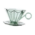 thumbnail image 2 of Lipstore Coffee Cup Hand Brewed Practical Coffee Dripper Flat Bottom Multifunction Green, 2 of 8