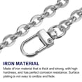 thumbnail image 3 of Uxcell 24"x0.28" Purse Chain Strap, Purse Handle Shoulder Bags Replacement Strap, Silver, 3 of 5