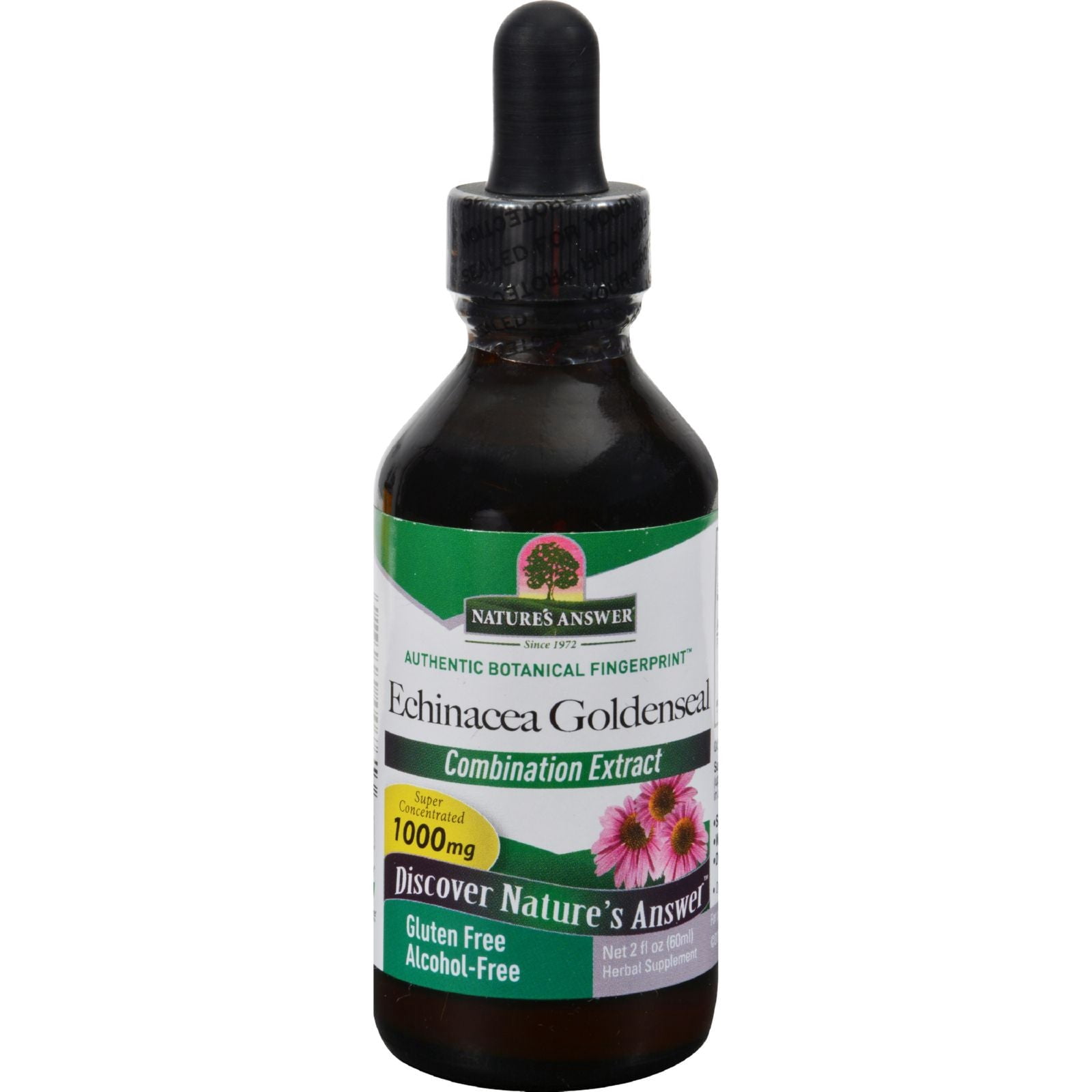 Nature's Answer Echinacea and Goldenseal Root 2oz Alcohol Free