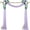 Light purple, variant on Pearls Chiffon Wedding Arch Backdrop Elegant Arch Curtain For Wedding Decoration