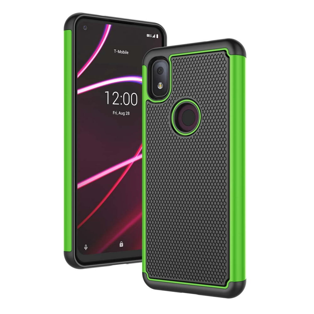 TMobile Revvl 4+ Case, Phone Case for TMobile Revvl 4+ 6.5", Njjex Shock Absorbing Dual Layer