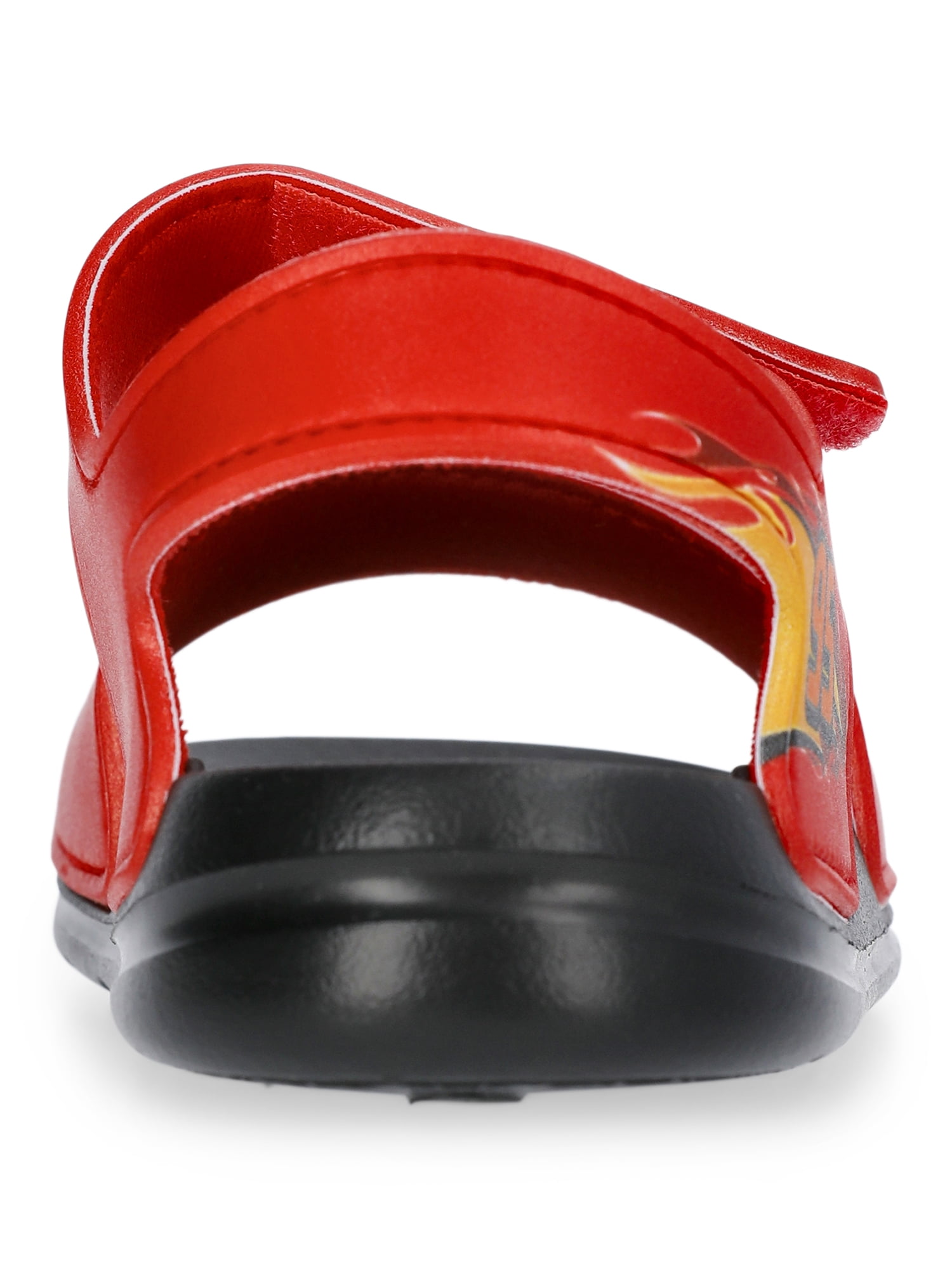 Disney Pixar Cars Lightning McQueen Toddler Boys Single Strap Sandals