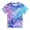 X6Dark Blue, variant on lnmuld Girls Summer Tops Celestial Star Print Short Sleeve T-Shirt Casual Round Neck Tee for Everyday Play And School Size:8-9 Years