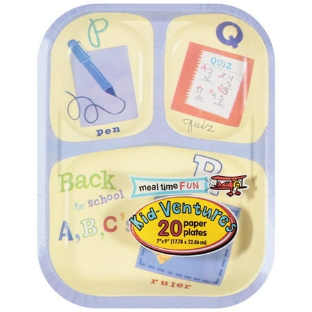 Aspen Kid-Ventures Paper Plates, 20ct