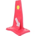thumbnail image 1 of OULII Red EVA Traffic Cone 30x20.5cm for Anti-Collision Warning Sign 1Pcs, 1 of 8