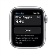Apple Watch Series 6 (GPS + Cellular, 40mm) Silver Aluminum Case with White Sport Band