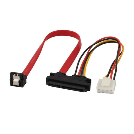 SATA 7+15P to SATA Data 7 Pin + XH2.54 4 Pin Adapter Y Splitter Power Cable