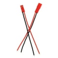 thumbnail image 5 of 30 Pares 2 JST Enchufe Conector M Una F 110 mm Cable Cable Rojo Negro, 5 of 5