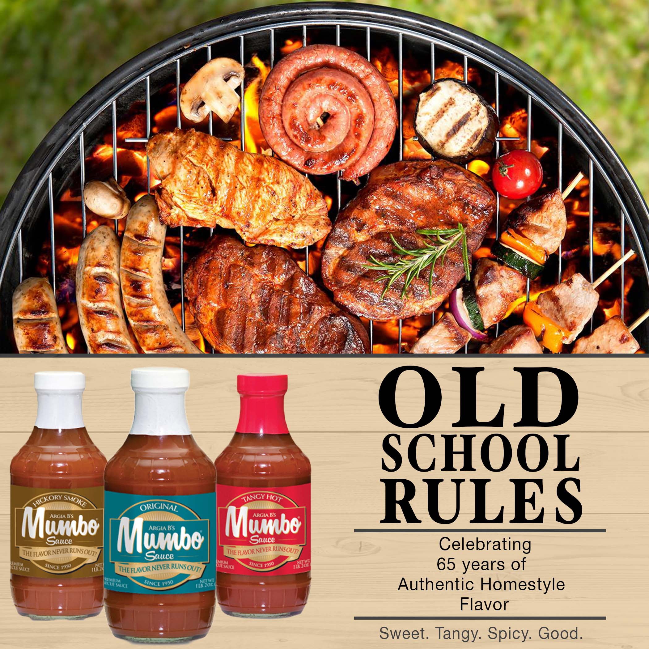 Argia B's Mumbo Sauce, Original Mild BBQ Sauce , 18 Ounce Bottle