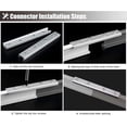 thumbnail image 5 of GXCZ Curtain Rods For Windows Ceiling Curtain Track, Curtain Track, Straight Ceiling Track Rail For Curtains Living Room/Bedroom/Balcony Curtain Tracks(600cm/19.7ft), 5 of 7