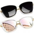thumbnail image 1 of Gafas de sol Joopin Oversized Cateye Fashion UV400 para mujer, 1 of 6