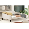 thumbnail image 6 of Dtwnek Full Size Upholstered Daybed, Beige, 6 of 9
