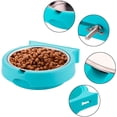 thumbnail image 3 of Cuenco para perros con forma de jaula, cuenco extraíble de acero inoxidable para perros, cuenco colgante para jaula de mascotas, cuenco grande para agua y comida para perros, gatos y conejos, 3 of 6