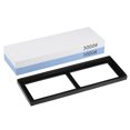 thumbnail image 3 of Unique Bargains Double-Sided Whetstone Sharpener Sharpening Stone 1000/3000 Grit for Scissors Carving Tool, 3 of 7