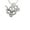 H, variant on Longhorn - Texas - A - Crystal Initial Sophia Necklace, 18" 1"