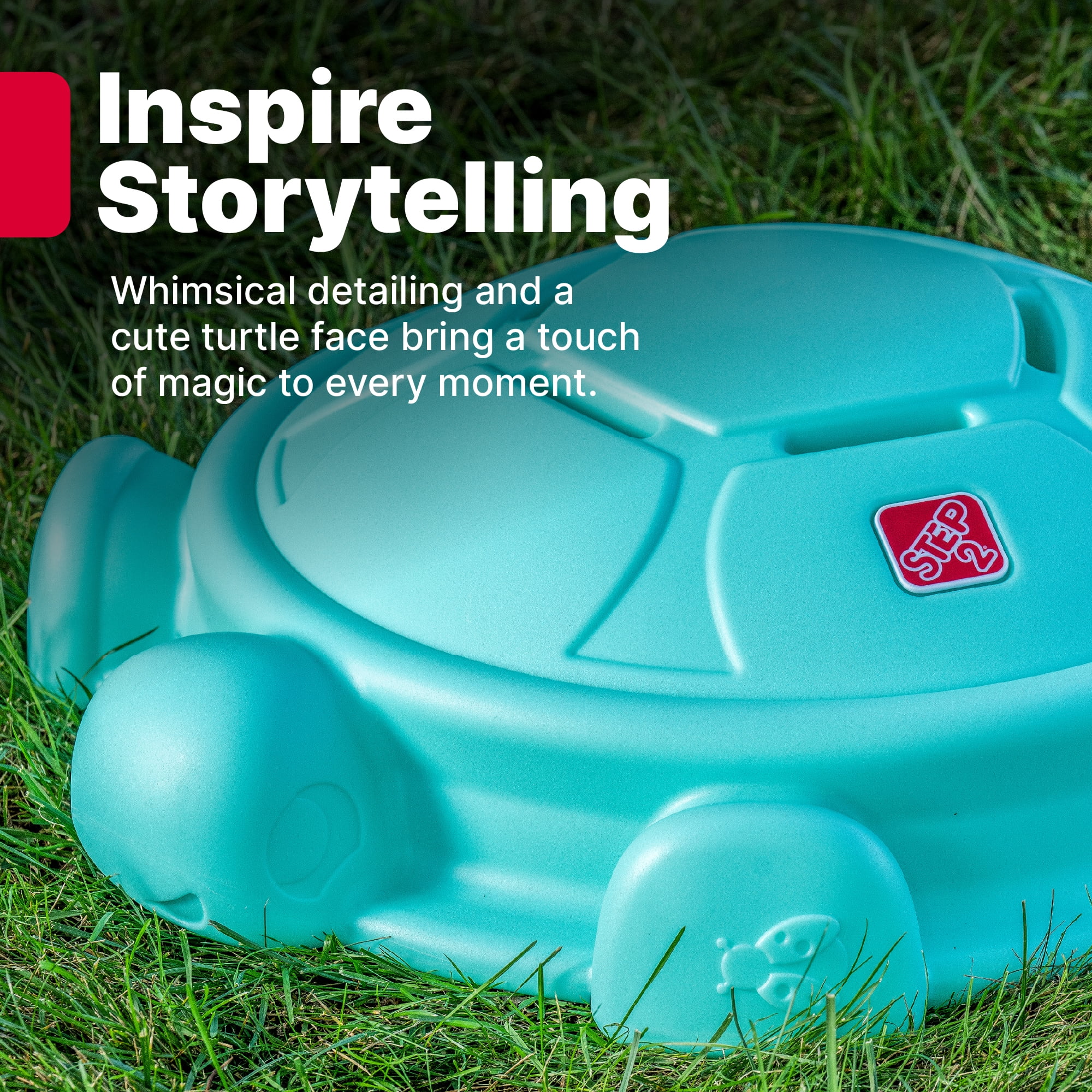 Étape2 Disque à bascule Topsy Turtle et pierre à marcher, jouet d'équilibre et d'escalade pour enfants et tout-petits, intérieur/extérieur, 18 mois - 3 ans, menthe