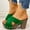 Green, variant on Women's Studded Crisscross Platform Block Heel Mules, Open Toe Chunky Heel Slide Sandals, Glam Summer Shoes for Party, Night Out Orange 40