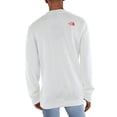 thumbnail image 2 of The North Face Mens Graphic Injection Crewneck Logo Sweatshirt X-Large Tnf White, 2 of 3