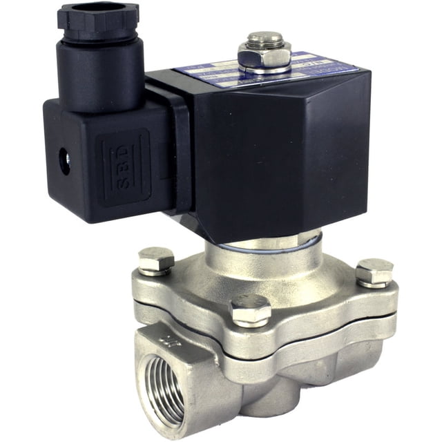 1/4 SS 220/240V AC Solenoid Valve STAINLESS Steel / VITON S20V N 1/4 SS 220/240V AC Solenoid Valve STAINLESS Steel / VITON S20V N