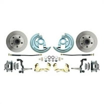 Disc Brake Conversion Kit, Disc Brake Caliper Kit, 64-74 GM A/F/X Body 11 In Disc Brake Kit, Std Rtr, Gry Caliper, Bolt On Drum to Disc Brake Kit