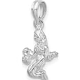 thumbnail image 5 of Sterling Silver Polished 3D Virgo Zodiac Pendant - Jbsp, 5 of 5