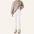 thumbnail image 2 of Winter Ladies Lined Pants Thermal Base Layer Trousers for Cozy Warm Activity Wear, 2 of 6