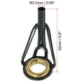 thumbnail image 2 of 2.2mm Stainless Steel Fishing Rod Tip Repair Kit Pole Ring Guide Replacement, Golden 8 Pack, 2 of 5