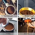 thumbnail image 4 of Agitador de café espresso, herramienta de agitación de café de madera natural con soporte, dispensador de agujas agitador de café de acero inoxidable para dispensación de espresso (B) JFHHH pequeña, 4 of 5