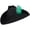 Green, variant on Byfri Wide Brim Pirate Hat with Blue Feather 56-58cm Felt Tricorn Hat for Themed Parties Stage