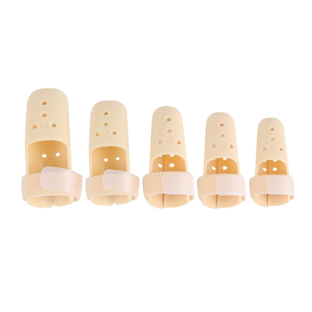 5Pcs Finger Splint Brace Plastic Finger Support Protector Immobilizer for Fingers Joint Pain Arthritis