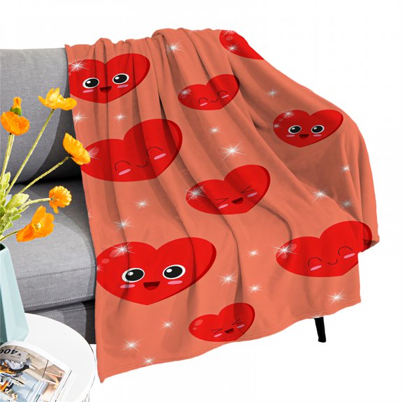 AUQ Throw Blanket,Seamless Craft Detail Throw Blankets,Polished Edge Work Bed Blanket,Style1,40*51in