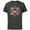 Charcoal, variant on Disney and Pixar’s Coco Miguel Colorful Florals - Short Sleeve Cotton T-Shirt for Adults - Customized-Black