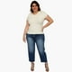 thumbnail image 4 of Blusa tejida con perlas (talla extra), modelo 2022 (Blanco) blanco Unitalla Roman Fashion Blusa extra 2022, 4 of 4