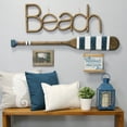 thumbnail image 5 of Stratton Home Decor Décoration Murale Nautique Rame Rayée avec Crochets, 5 of 5