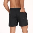 thumbnail image 4 of Baywell Men's Swim Trunks Quick Dry Board Shorts with Zipper Pockets Beach Shorts Bathing Suits for Men, 4 of 5