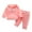 Pink, variant on Infant Clothes 0-3 Months Baby Boy Girl Letter Hooded Sweatshirt Sweat Pants Cotton Newborn Coming Home Outfits, Pink, 3 Months
