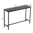 thumbnail image 5 of Ktaxon Modern Multifunction Console Table Sofa Table TV Stand with Sturdy Metal Frame in Entryway,Living Room,Hallway,Black Finish, 5 of 10