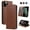 Blue, variant on Leather Wallet iPhone SE 3rd Generation 2020 Case (Brown) Magnetic Folio Card Slot Holder Flip Kickstand Shockproof Cover