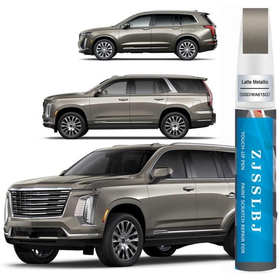Latte Metallic(G5D/WA615G) Touch Up Paint Compatible with Cadillac Exact Match 2 in 1 Touch up Paint for Chips and Nicks Repair
