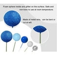 thumbnail image 4 of 50Pieces Balloon Styles Cake Toppers Set Party Supplies Elegant Cake Ornament Foam Texture for Creative Holiday Dessert, 4 of 8