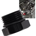 thumbnail image 2 of HUGFEGWE Boss Port Plug Seal Nut Plug Block Off Cap Block Off Plug Fitting Adapter Male Hex Steel Universal 4000PSI Black for Vehicle (AN10) CJB91-128841, 2 of 9