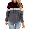 thumbnail image 2 of Vedolay Women's Sweatshirts Long Sleeve Crew Neck Pullover Casual 2023 Fall Clothes,Red L, 2 of 5