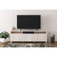 thumbnail image 3 of Signature Design by Ashley Dorrinson Contemporary TV Stand Fits TVs up to 68 with 3 Cabinet Doors and Adjustable Storage Shelves, 3 of 9