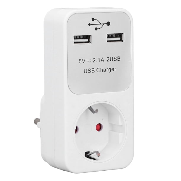 Convertidor De Toma De Corriente, Adaptador De Toma De Corriente EU 230V 50Hz 230V 16A 3680W Salida PC Anticorrosivo Para Dispositivos Eléctricos