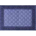 thumbnail image 1 of Ahgly Company Indoor Rectangle Persian Blue Traditional Area Rugs, 3' x 5', 1 of 4