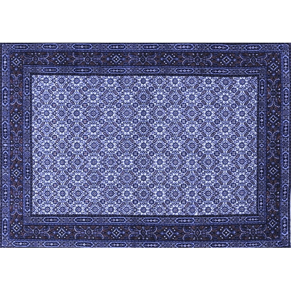Ahgly Company Indoor Rectangle Persian Blue Traditional Area Rugs, 3' x 5'