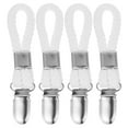 thumbnail image 1 of EeaseCA 4Pcs Towel Clips Hooks Hanging Towel Clips with Loops Towel Holder Clips Hangers, 1 of 7