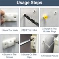 thumbnail image 4 of Correas para Muebles (10 Paquetes), Kit de Correas de Anclaje para Muebles Antivuelco a Prueba de Bebés, Dispositivo de Prevención de Caídas de Muebles, Anclajes de Pared de Seguridad para Muebles a, 4 of 6