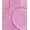 Pink, variant on 3 Pieces Non Slip Fluffy Shaggy Chenille Pink #6 Color U- Shape Toilet Bath Mats for Bathroom Tub Shower